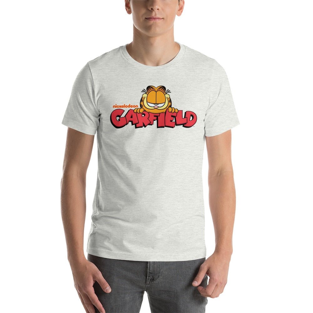 Garfield Logo Adult Short Sleeve T - Shirt - Paramount Shop