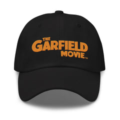 Garfield Película Logo Gorra bordada - Negro