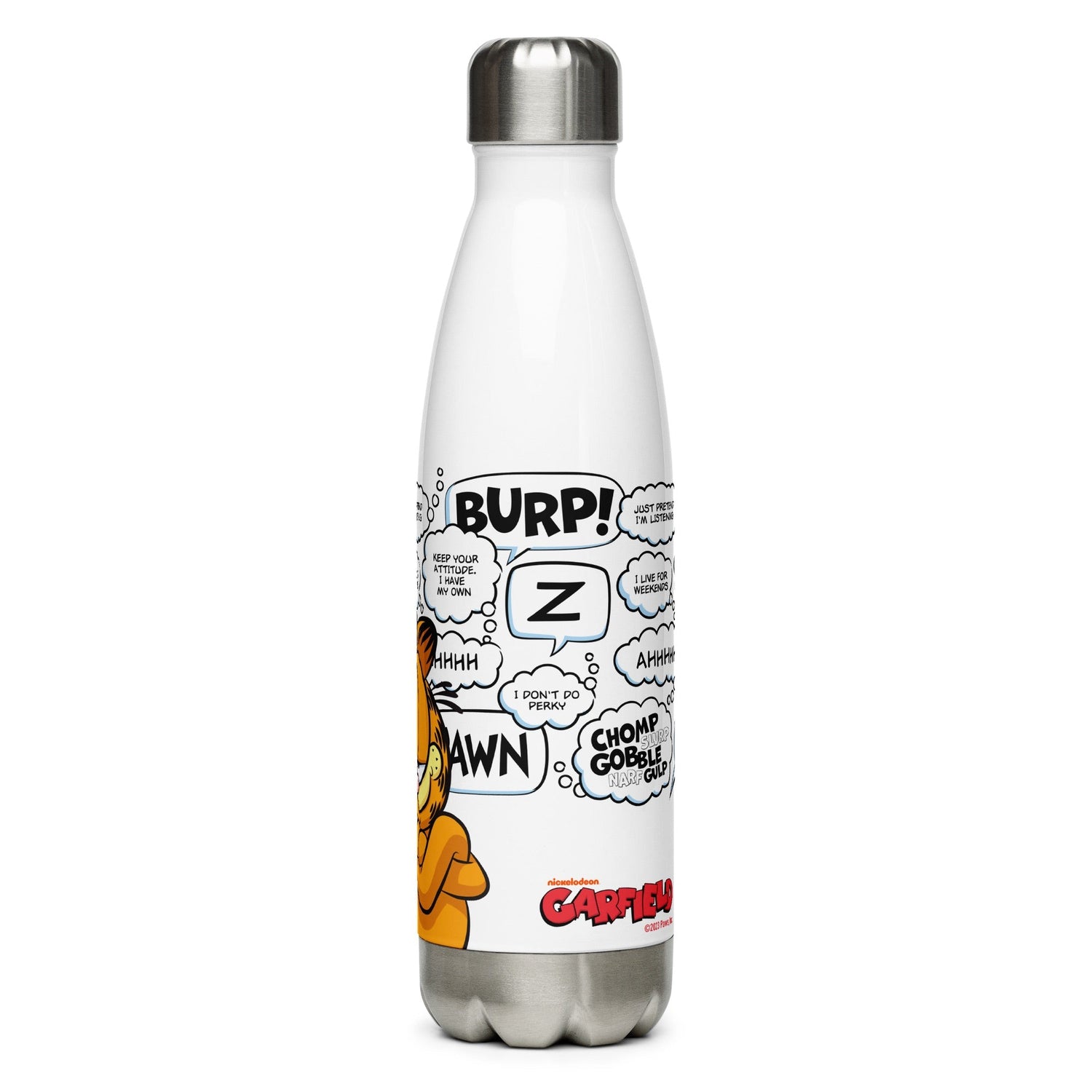 Garfield Stainless Steel Water Bottle - Paramount Shop