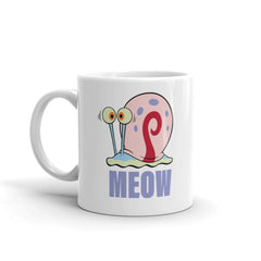Taza blanca Gary Meow - Blanco / 11 onzas