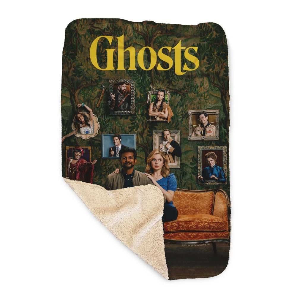 Ghosts Portraits Sherpa Blanket - Paramount Shop