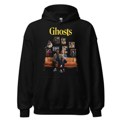 Gespenster Porträts Unisex Sweatshirt mit Kapuze - Schwarz / SM