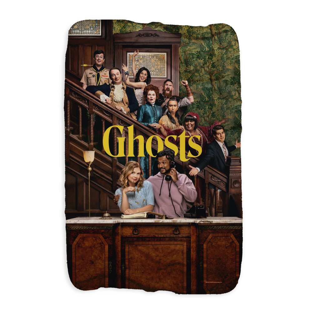 Ghosts Stairs Sherpa Blanket – Paramount Shop