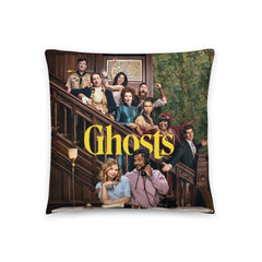 Almohada fantasma Escalera - Blanco / 18 en x 18 en