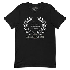 Gladiator II Rom muss Herbst Unisex T-Shirt - Schwarz / Xs