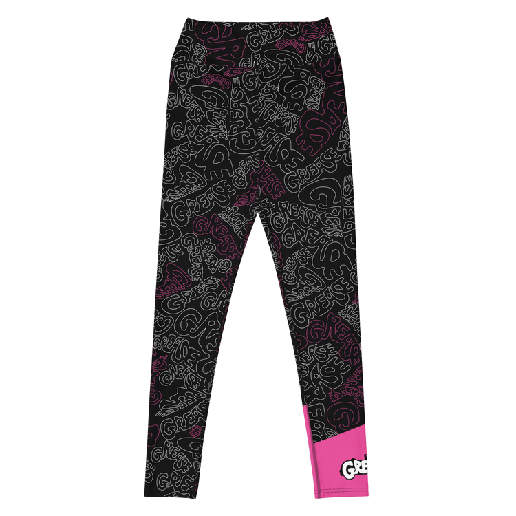 Grease Pattern High-Waisted Leggings – Paramount Shop