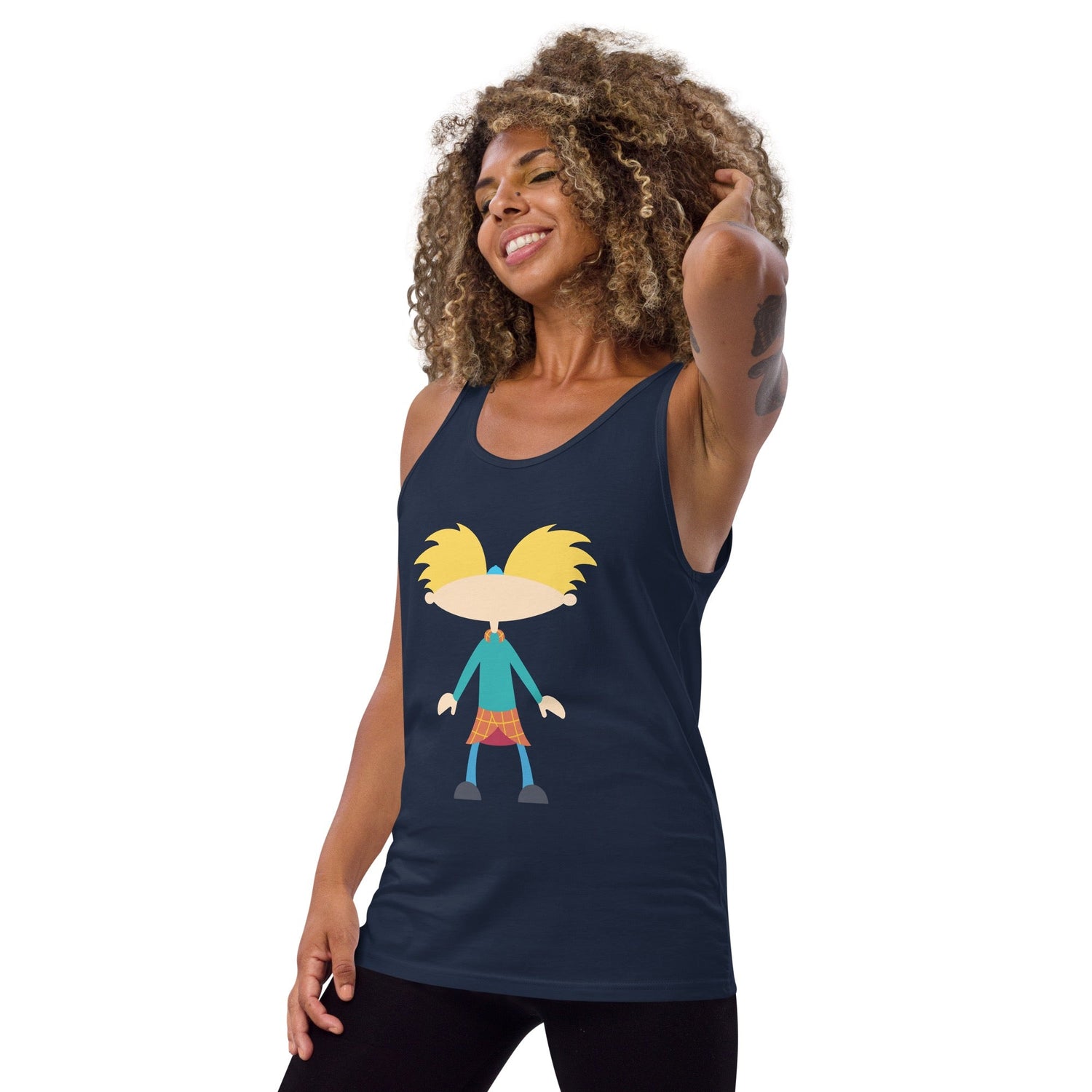 Hey Arnold! Minimalist Arnold Unisex Tank Top - Paramount Shop