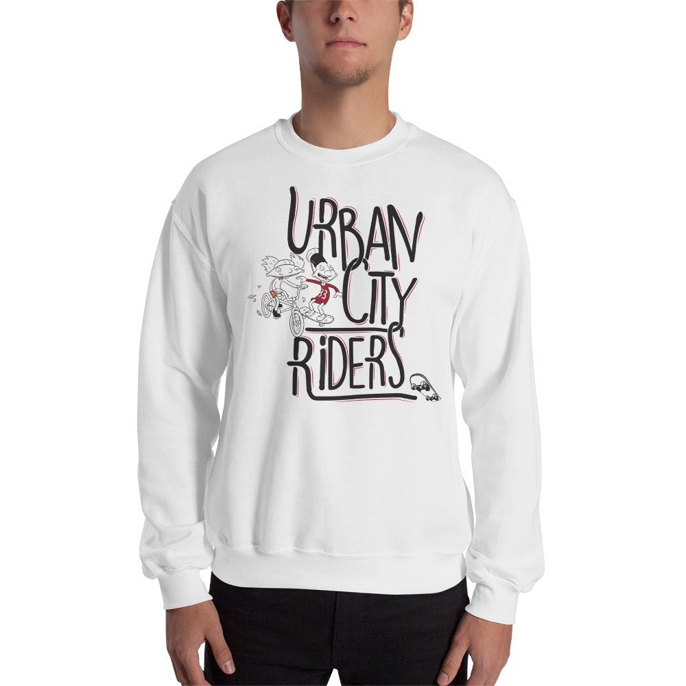 Hey Arnold! Urban City Riders Fleece Crewneck Sweatshirt - Paramount Shop