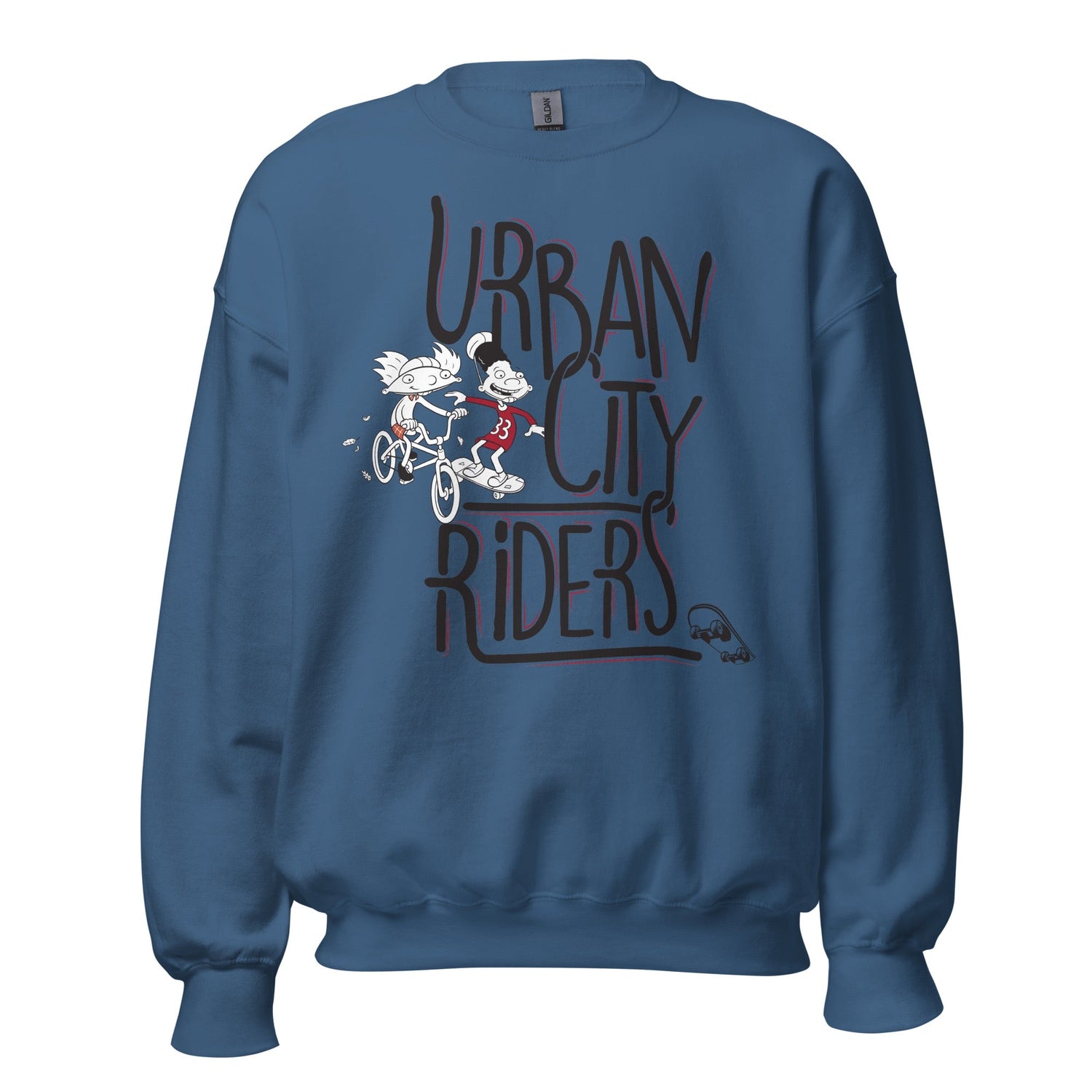 Hey Arnold! Urban City Riders Fleece Crewneck Sweatshirt - Paramount Shop