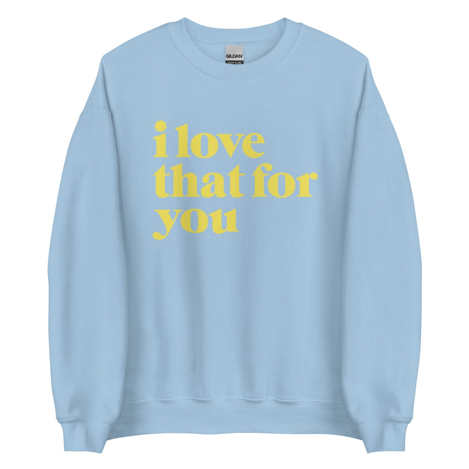 I Love That For You Logo Unisex Fleece Crewneck Sweatshirt - Paramount Shop