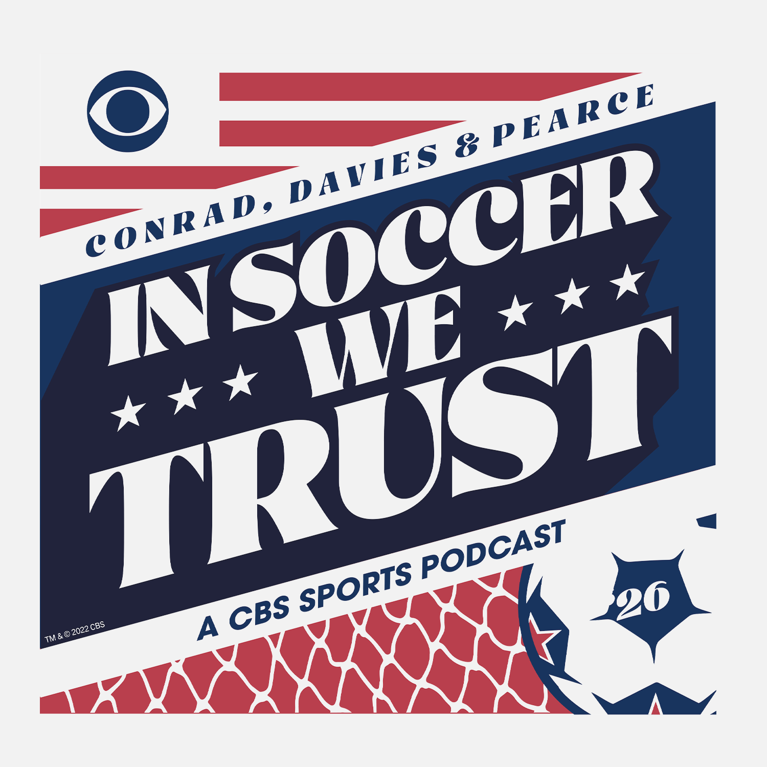 In Soccer We Trust Podcast Key Art Classic Short Sleeve T - Shirt - Paramount Shop
