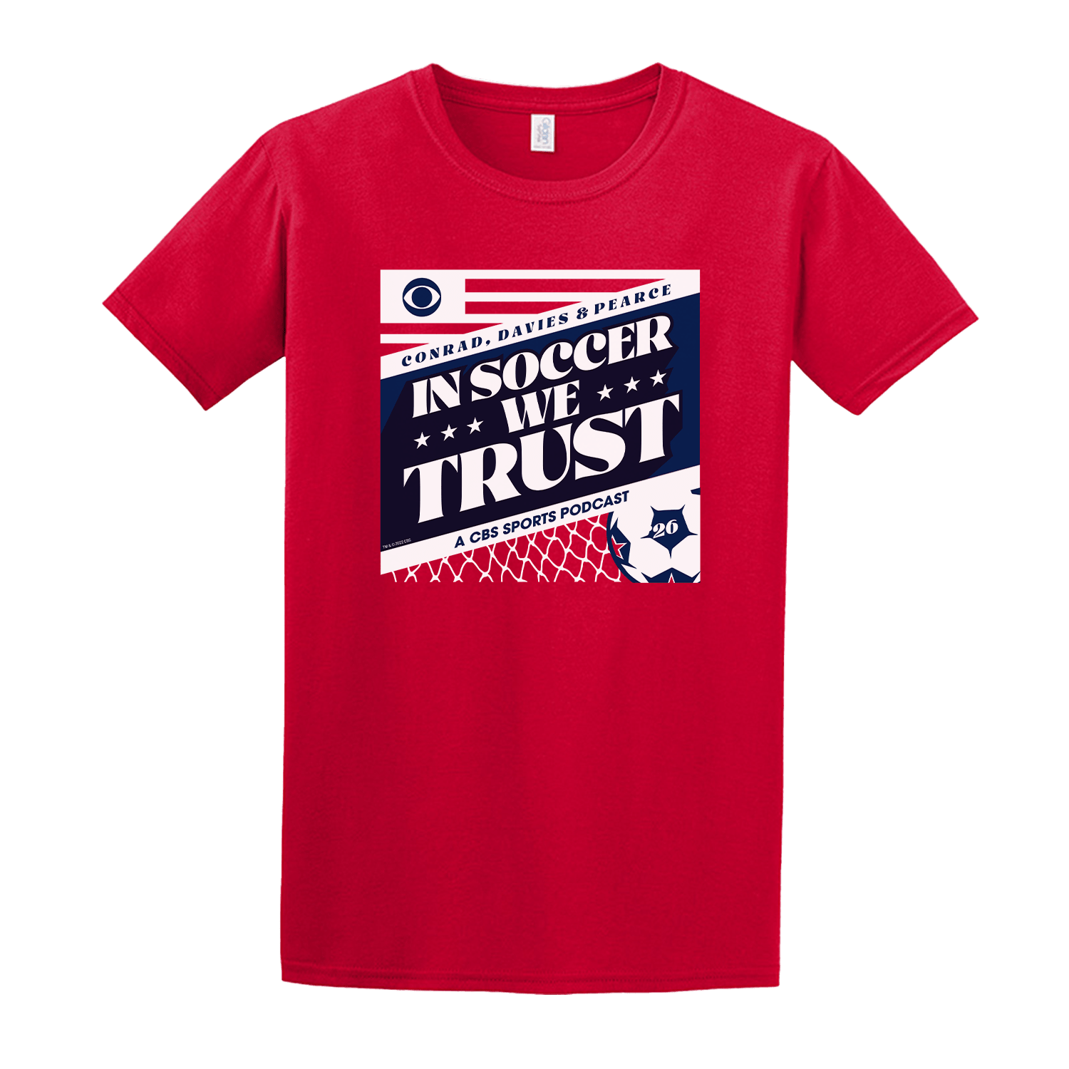 In Soccer We Trust Podcast Key Art Classic Short Sleeve T - Shirt - Paramount Shop
