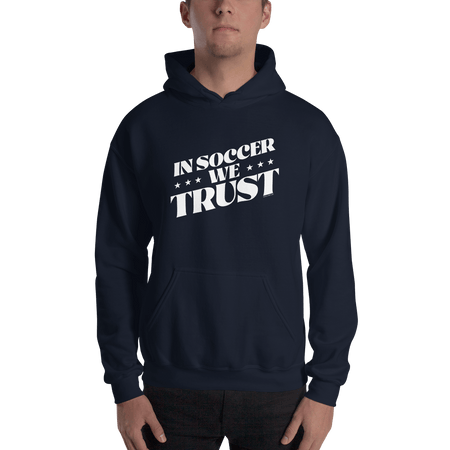 In Soccer We Trust Podcast Logo Hooded Sweatshirt - Paramount Shop