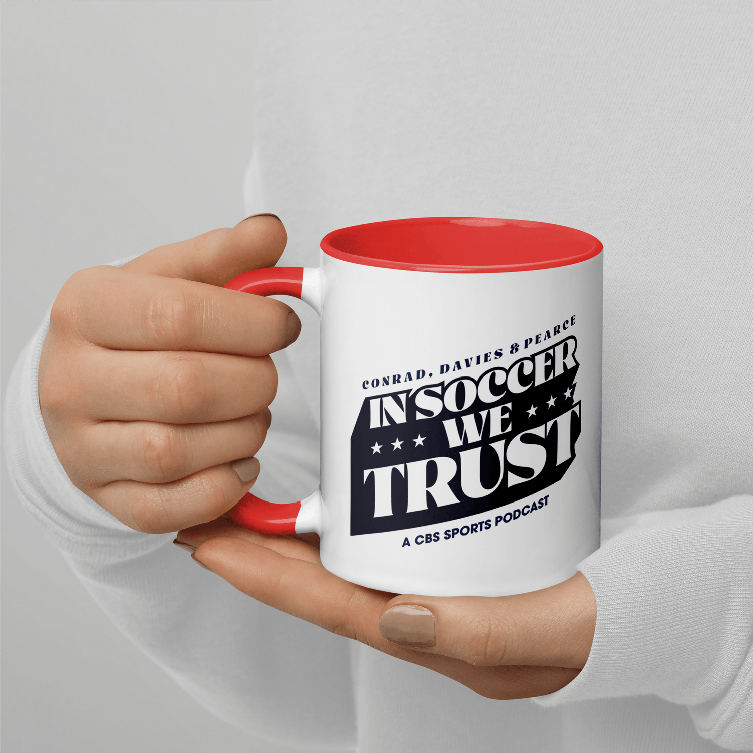 In Soccer We Trust Podcast Logo Two - Toned Mug - Paramount Shop