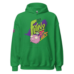 Invader Zim Cerdos voladores Adultos Sudadera con capucha - Verde / Sm
