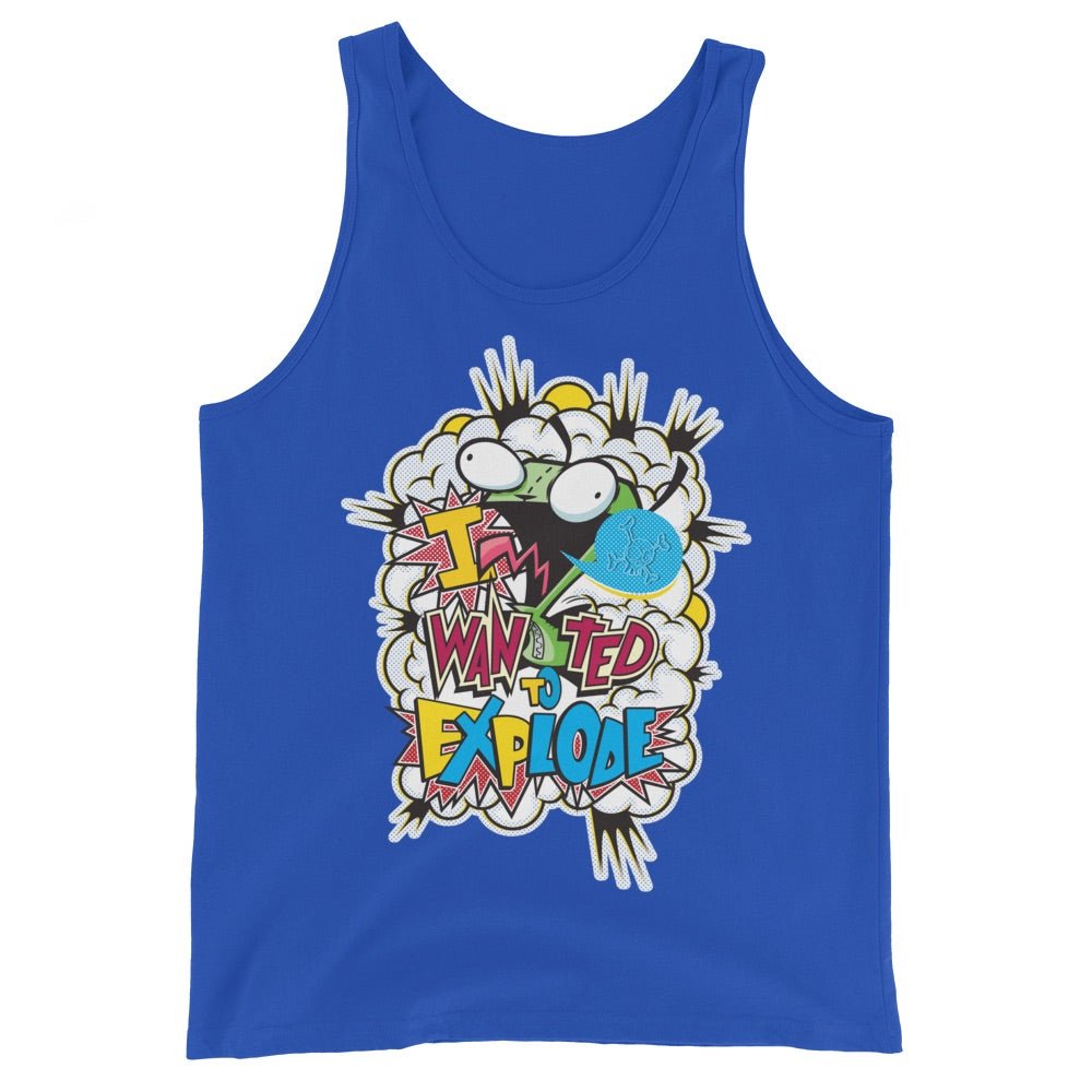 Invader Zim I Wanted To Explode Adult Tank Top - Paramount Shop