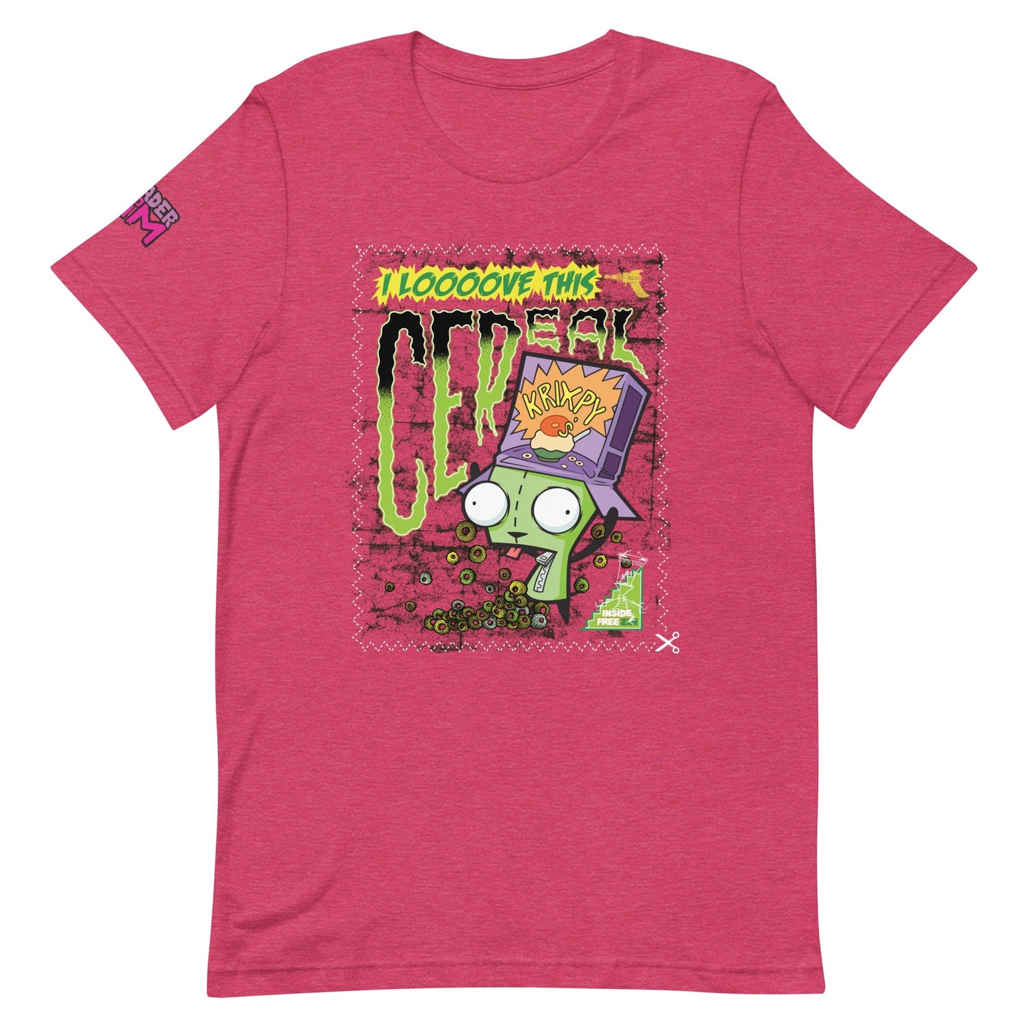 Invader Zim Looooove This Cereal Adult Short Sleeve T - Shirt - Paramount Shop