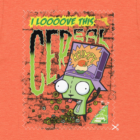 Invader Zim Looooove This Cereal Adult Short Sleeve T - Shirt - Paramount Shop