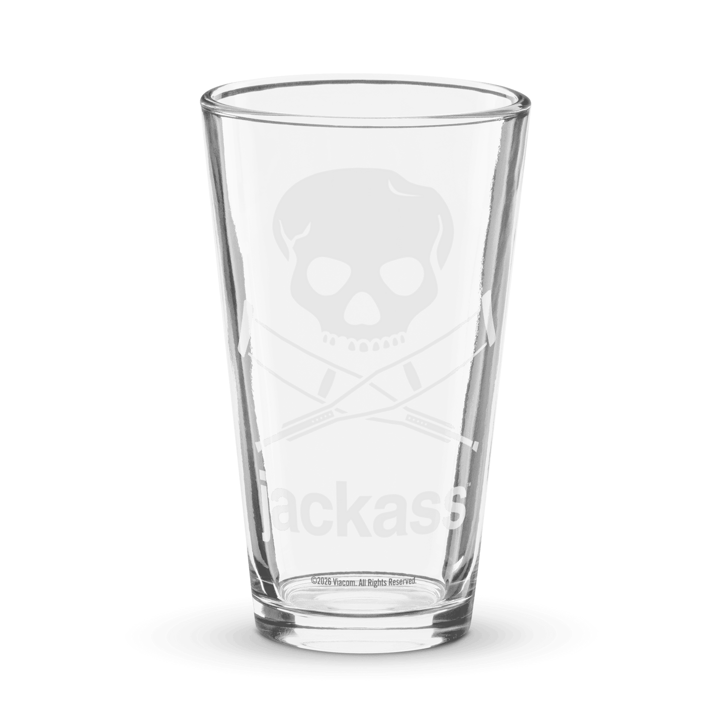 jackass Pint Glass Logo - Paramount Shop