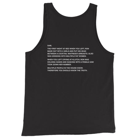 Jersey Shore Family Vacation Sam Note Tank Top - Paramount Shop