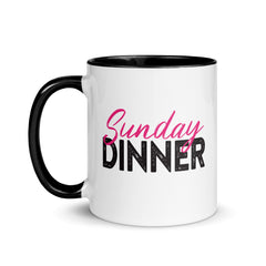 Jersey Shore Family Vacation Sonntagsessen Tasse - Schwarz / 11 oz