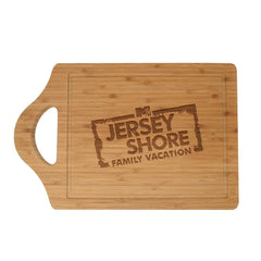 Jersey Shore Logo Laser Engraved Cutting Board - L