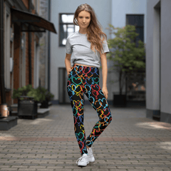 JoJo Siwa Herzen Hochtailliert Leggings - XS
