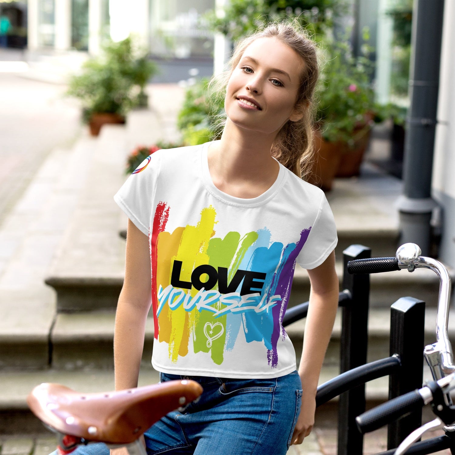 JoJo Siwa Love Yourself Women's Crop T - Shirt - Paramount Shop