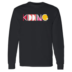 Kidding Logo Langärmeliges T-Shirt - Schwarz / SM