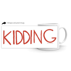 Kidding Season 3 Logo White Mug - White / 11 oz