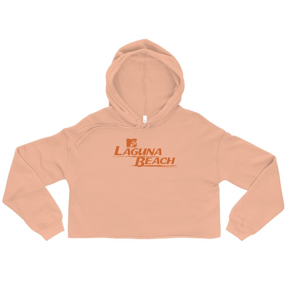 Laguna Beach Logo Women's Fleece Crop Hooded Sweatshirt - Paramount Shop