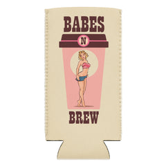 Landman Can Cooler Babes N Brew - Slim 12 oz