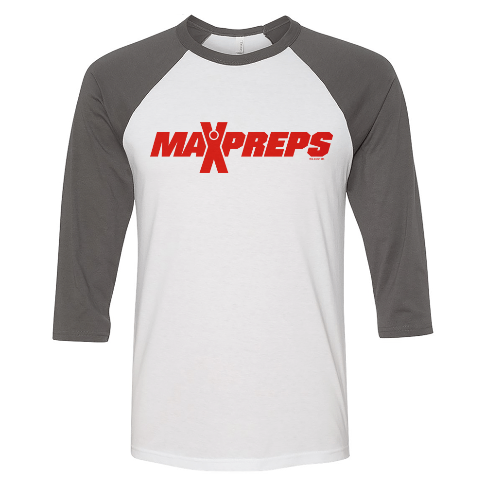 Max Preps Logo 3/4 Sleeve Baseball T - Shirt - Paramount Shop