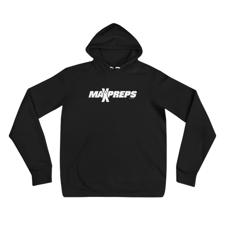 MaxPreps Logo White Adult Fleece Hooded Sweatshirt - Paramount Shop