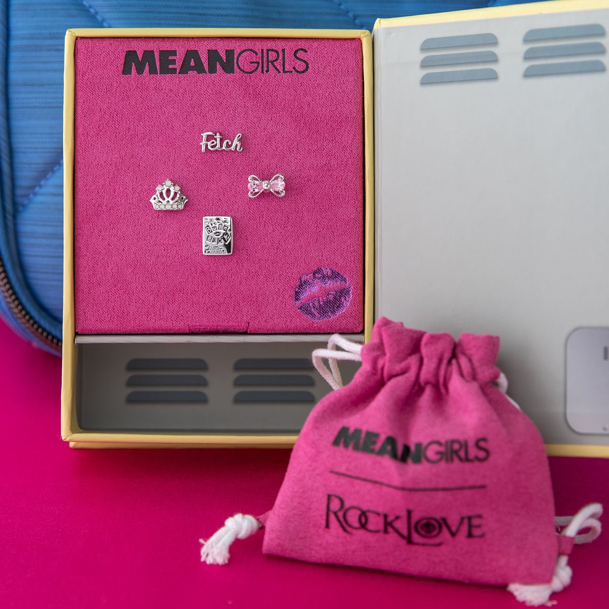 Mean Girls Burn Book Fetch and Crown Stud Earrings Set - Paramount Shop