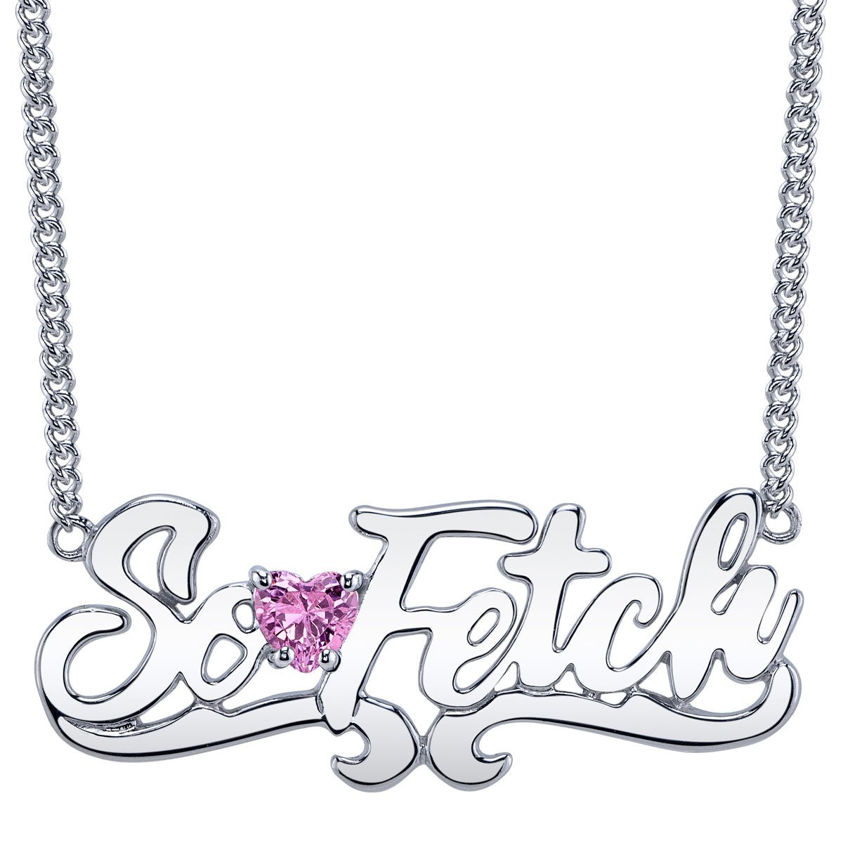 Mean Girls x RockLove So Fetch Sterling Silver Necklace - Paramount Shop