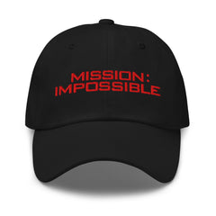 Mission: Impossible - The Final Reckoning Embroidered Logo Hat - Black
