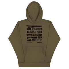 Mission: Impossible - The Final Reckoning Your Mission Unisex Hoodie - Military Green / SM
