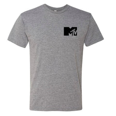 MTV Record Men's Tri-Blend T-Shirt - Premium Heather / SM