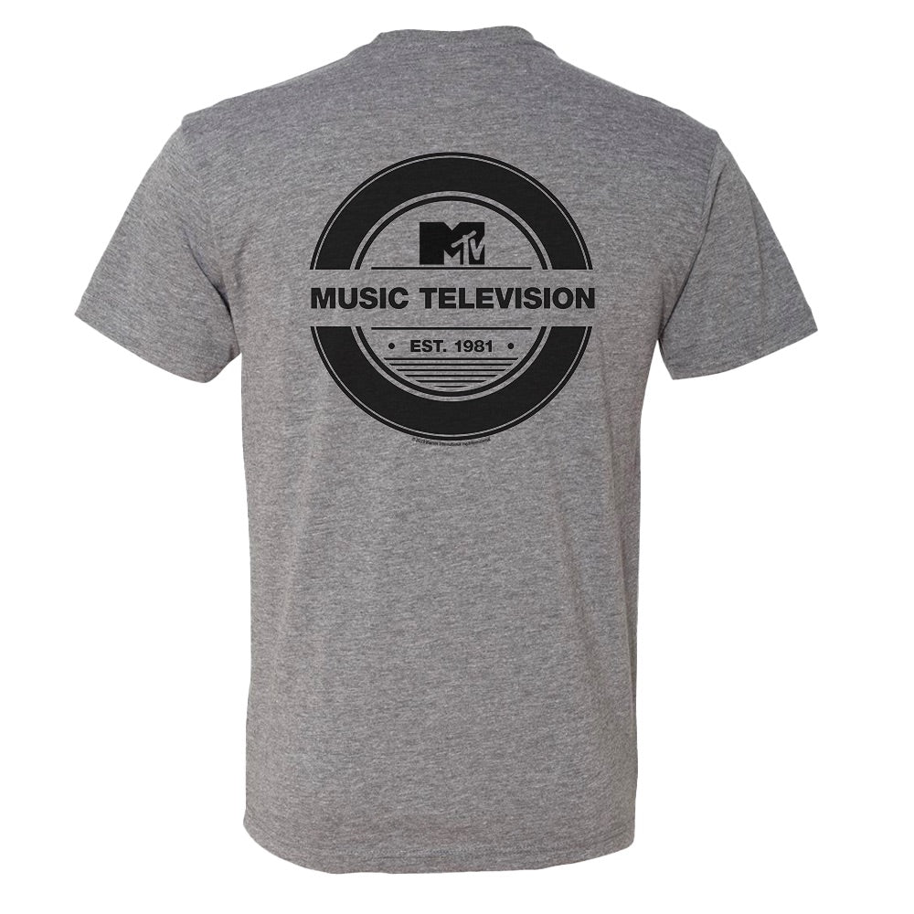MTV Record Men's Tri - Blend T - Shirt - Paramount Shop
