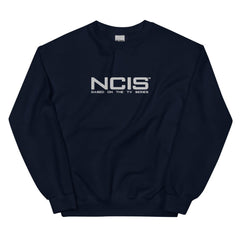 NCIS Gestickt Logo Unisex Sweatshirt - Marine / Sm