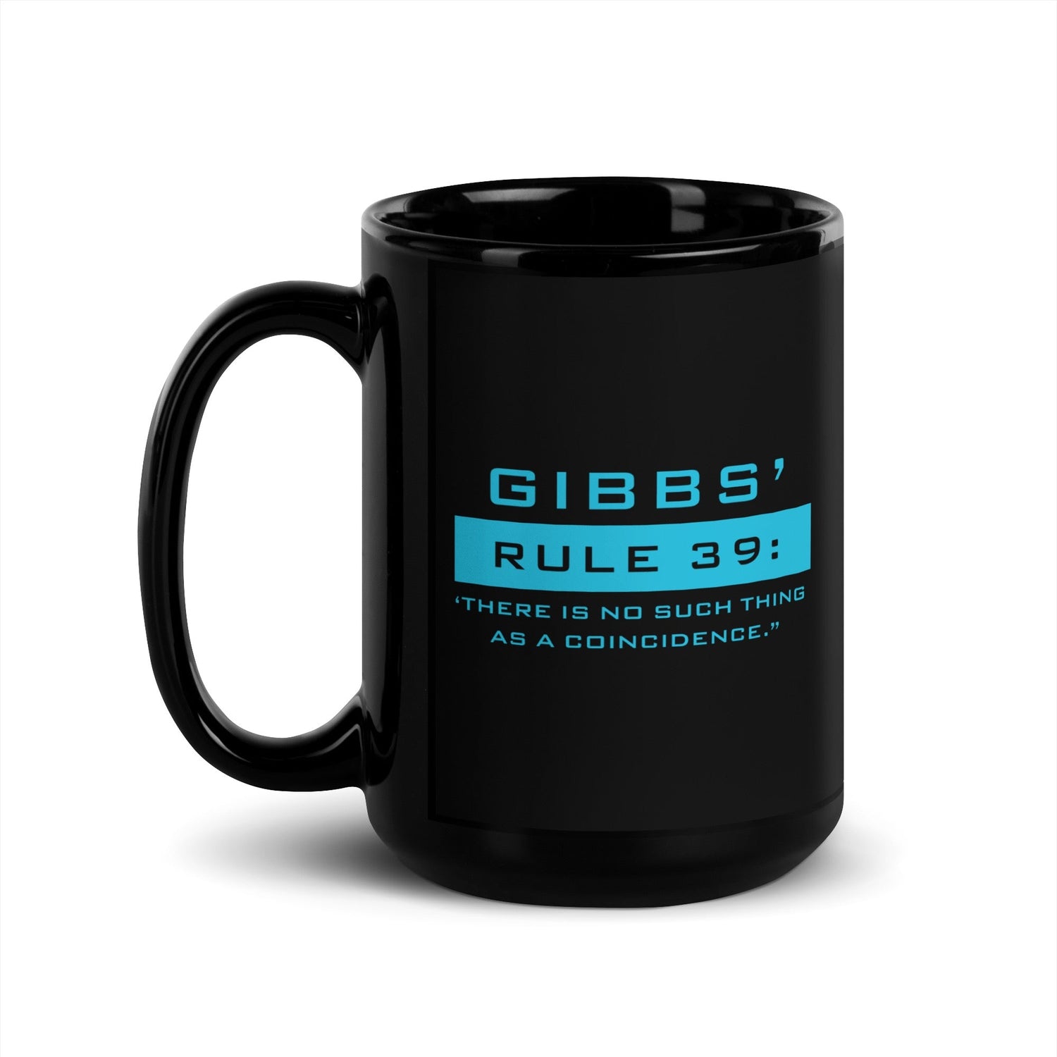 NCIS Gibb's Rule 39 Black Mug - Paramount Shop