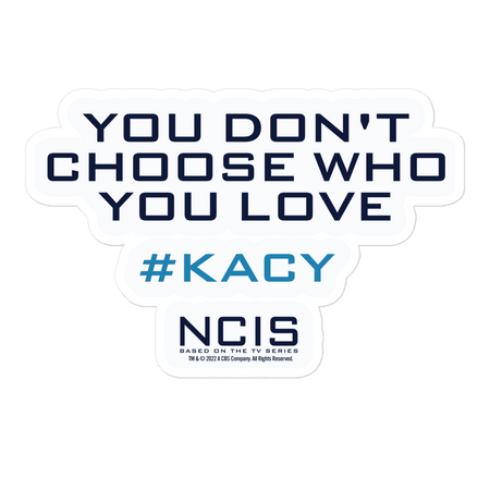 NCIS Kacy Quote Die Cut Sticker - Paramount Shop