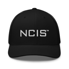 NCIS Logo Retro Trucker Hat - Black / One Size Fits Most
