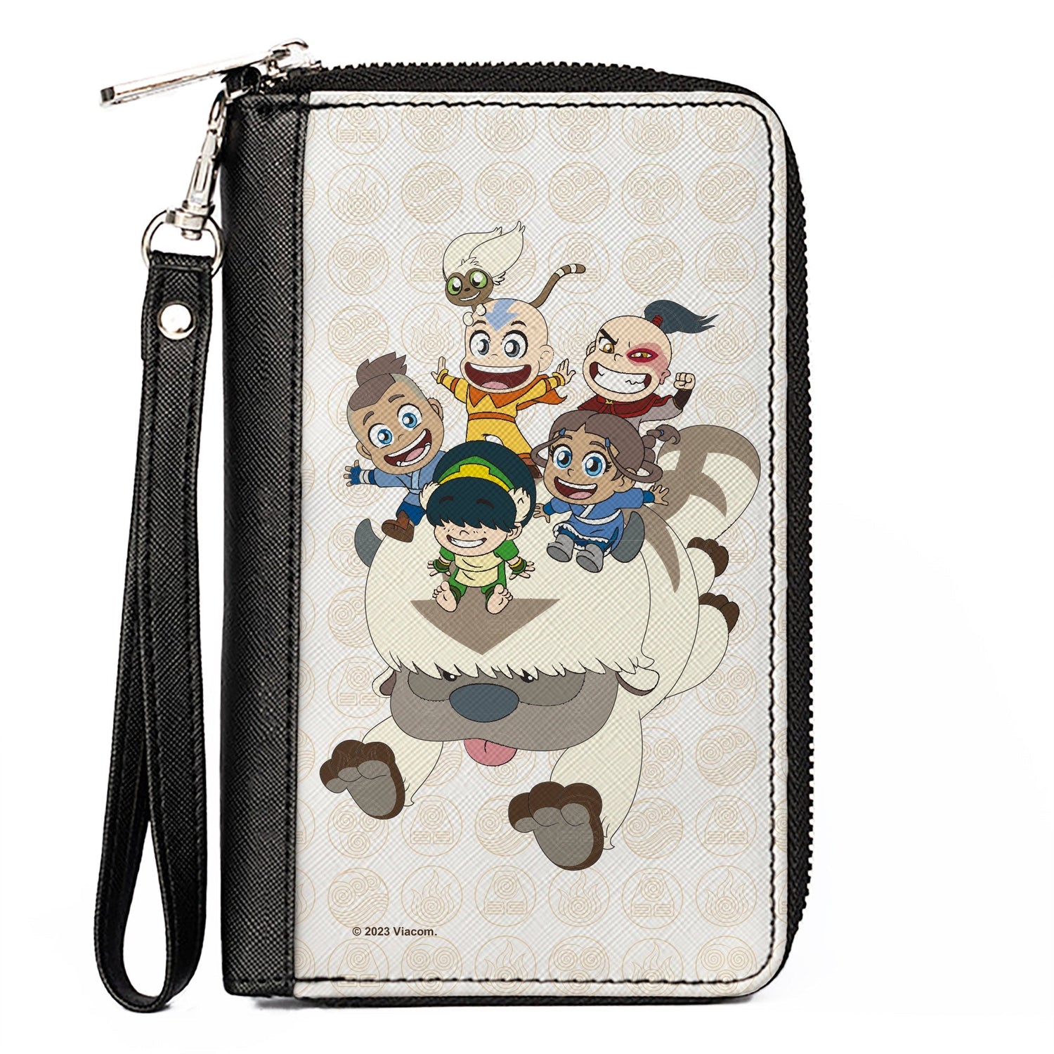 Official Avatar Chibi Characters on Appa Zip Around Wallet - Paramount Shop