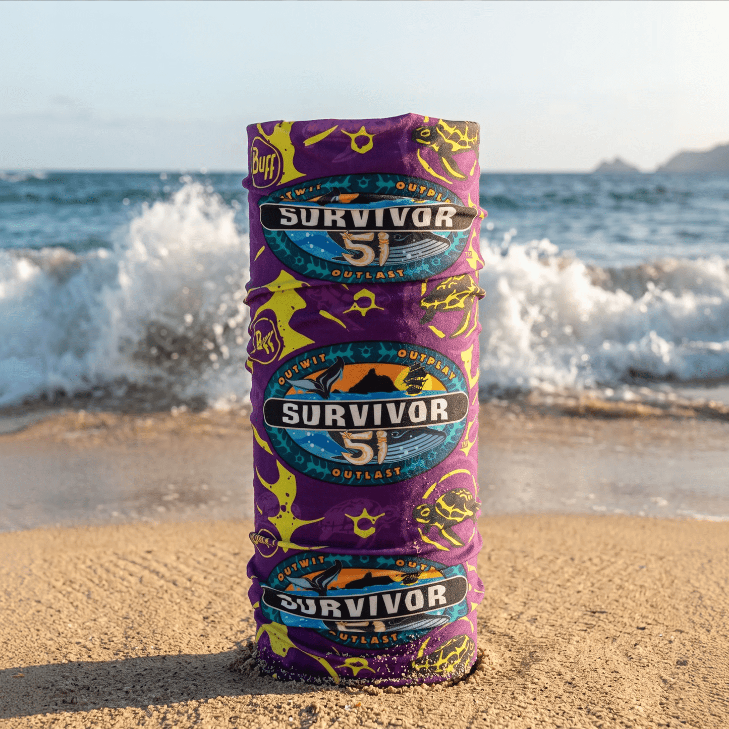 Official Survivor Season 51 Purple Savu Tribe BUFF® Headwear - Paramount Shop