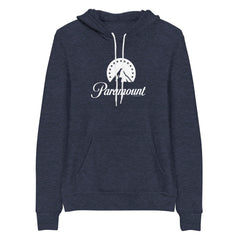 Paramount Logo Adult Fleece Hooded Sweatshirt - Heather Navy / SM