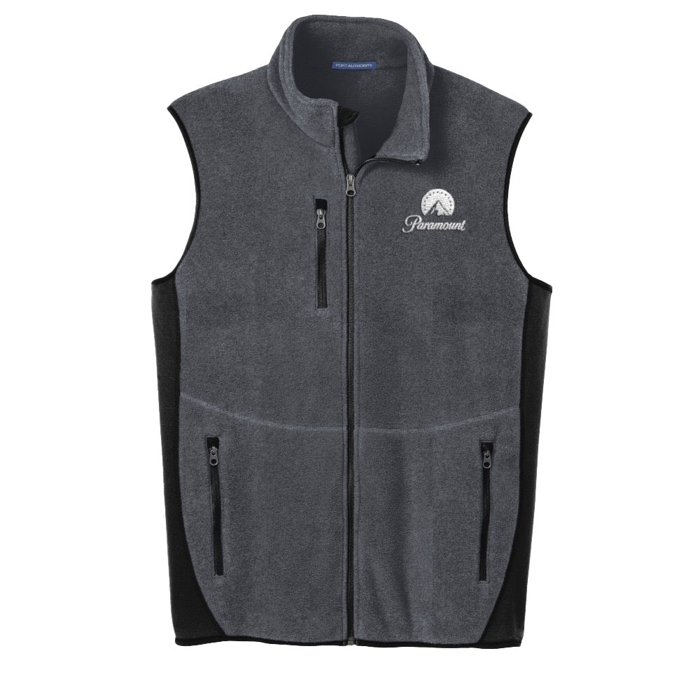 Paramount Logo Embroidered Fleece Vest - Paramount Shop