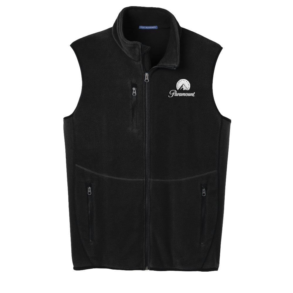 Paramount Logo Embroidered Fleece Vest - Paramount Shop