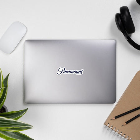 Paramount Script Die Cut Sticker - Paramount Shop